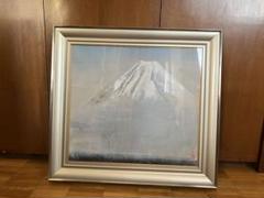 奥村土牛 「 精進湖 」 岩絵具方式 高級複製画 日本画 版画