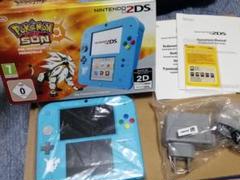 海外版 Nintendo 2DS ブルー ポケモン ムーンサン 3DS