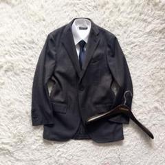 ハンガー付属 新品 LARDINI ウール ジレ 44 チャコールグレー ハンガー付属 新品 LARDINI ウール ジレ 44 チャコールグレー