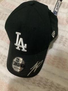 ニューエラ　ドジャース大谷翔平選手サイン刺繍入りキャップ