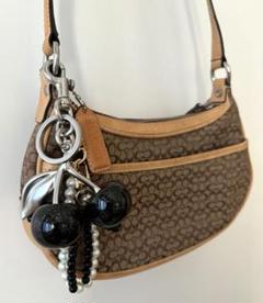 【極美品】COACH チェリー バッグ　チャーム　正規品　※中島健人カード付き 極美品】COACH チェリー バッグ チャーム 正規品 ※中島健人