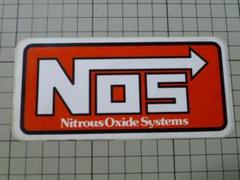NOS ナイトラス オキサイド システム ステッカー 136mm×65mm