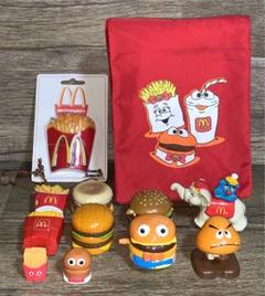 マクドナルド ミールトイ ポテト ハンバーガー フィギュア バッグ 色々 セット マクドナルド ミールトイ ポテト ハンバーガー フィギュア