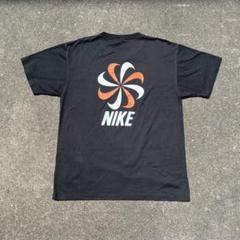 90s NIKE 風車ロゴ プリント Tシャツ L 銀タグ ナイキ 風車