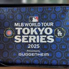 非売品 MLB TOKYO SERIES 2025 牛革ポーチ - メルカリ
