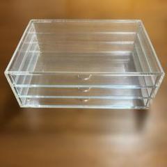 無印良品　クリアケース　3段