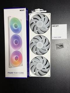 NZXT ホワイトRGBファン 3基 + コントローラー　未使用品 Amazon | NZXT KRAKEN Z73 ホワイト 簡易水冷CPUクーラー 液晶