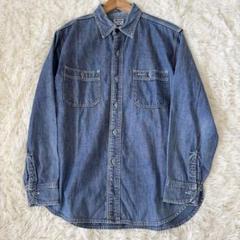 vintage kapital キャピタル デニム加工　ウエスタンシャツ　古着 KAPITAL デニムシャツ ヴィンテージ加工 日本製 M相当