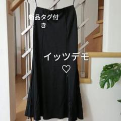 新品タグ付き♡イッツデモ♡ 黒 フレアスカート