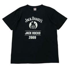美品 00's Jack Daniels Tシャツ 09年製 メンズM ブラック