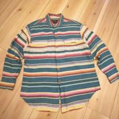 80s90s ralph lauren COUNTRY ネイティブ柄 長袖シャツ