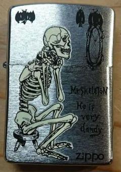 Zippo ジッポー スカル ドクロ 骸骨 Skull ブルー ＃200