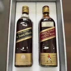 ジョニーウォーカー 古酒 4本セット 未開封 未開栓】オールドボトル ジョニーウォーカー760ml 2本セット70