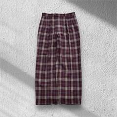 PEARLY GATES check summer wool slacks - メルカリ