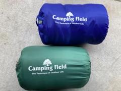Camping Field アウトドア寝袋 2個セット　1回使用　美品 Camping Field アウトドア寝袋 2個セット 1回使用 美品 寝袋 2枚