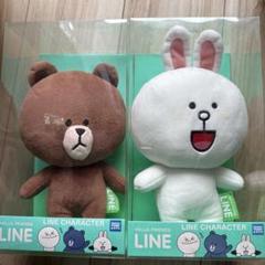 LINE ぬいぐるみ コニー ブラウン セット｜Yahoo!フリマ（旧