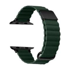 【f1】 Apple Watch PUレザー バンド ダークグリーン