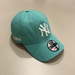 【新品】MOMA×New Era NYヤンキース/ニューエラ/キャップ/グリーン NY ヤンキースキャップ ケリーグリーン MoMA Edition(ケリー