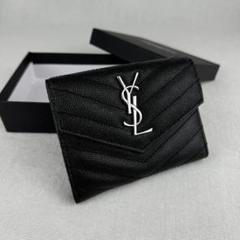 【✨I...c♡✨】 サンローラン カサンドラ 三つ折り財布 ブラック 2025年最新】Saint Laurent 三つ折り財布の人気アイテム - メルカリ
