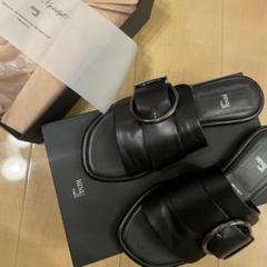 Cattleya black オープントゥ パンプス ブラック - HENRI EN