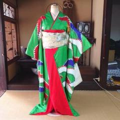 16 振袖 色打掛 花嫁衣裳 引きずり【リユース着物】#Letter bee