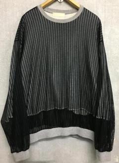 メアグラーティア 24ss 美 メッシュ レイヤード クルーネック スウェットのサムネイル