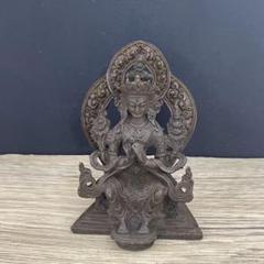 仏教美術 薬師仏像 神像 仏堂仏像奉納 銅製品 工芸品 置物 多様な 仏教美術 古銅鍍金 仏像 薬師如来像 チベット仏 工芸品