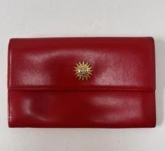 ヴェルサーチ 長財布 太陽の金具 茶　80年代　versace ヴェルサーチ 長財布 太陽の金具 茶 80年代 versace - メルカリ