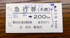 使用済み切符　国鉄　急行券　入場券など　昭和37年～40年　全35枚 使用済み切符 国鉄 急行券 入場券など 昭和37年～40年 全35