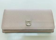 未使用 FURLA フルラ 長財布 レザー 革 グレー ゴールド 保存袋付き 111372.jpg