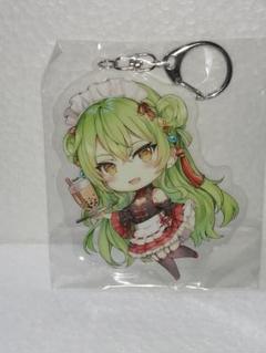さしみねこ屋　ももこ先生　緑　アクリルキーホルダー