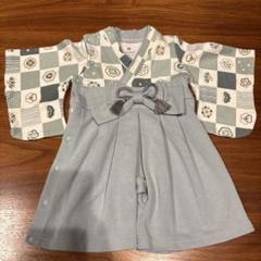 mocmof ベビー袴 70サイズ グリーン　緑