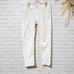 【美品】YANUK ヤヌーク ホワイトデニム ジーパン ストレッチ W80