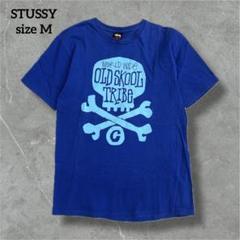 ステューシー Tシャツ ブルースカルデザイン コットン メキシコ製 B052