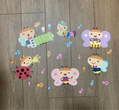 壁面　ラミネート済み　保育　幼稚園　秋　音楽会　音符