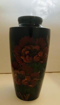 お値下げ】未使用 高級漆器の八雲塗 台座付き花瓶