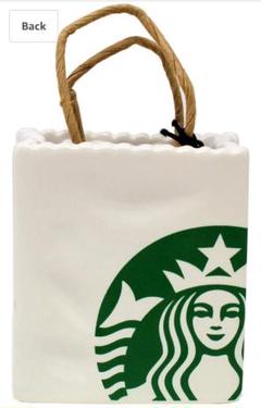 日本未発売　4個セット　スターバックス ショッパー　オーナメント　陶器 日本未発売 4個セット スターバックス ショッパー オーナメント 陶器