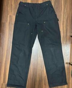 あ*と様 限定Carhartt ブラック ワークパンツW36×Ｌ32 ゴールデン DOUBLE KNEE PANT | Carhartt WIP(カーハート ワークイン
