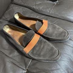 HERMES スエード ローファー 41ハーフ
