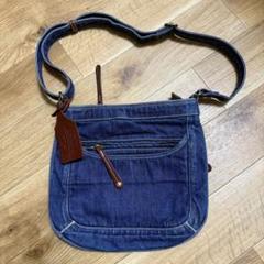 【美品】Dakota ランドリーバッグ　ショルダーバッグ　デニムのサムネイル