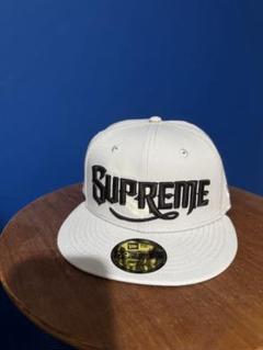 SUPREME ベージュ キャップ Sロゴ