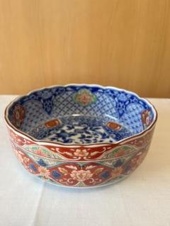 【美品】庫山窯 美濃焼 鉢 深鉢 盛り鉢 美濃焼 庫山窯 大鉢 盛鉢 菓子鉢 青華緑彩 陶器 - メルカリ