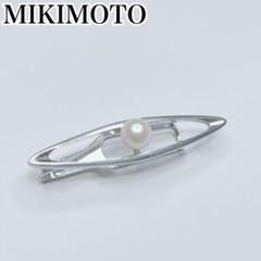 美品　ミキモト ネクタイピン　タイピン　タイバー　本真珠　シルバー　高級