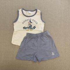 ディズニー ドナルド 上下セット フタフタ100 110 フタフタ ドナルド ディズニーコラボ セットアップ 上下 新品