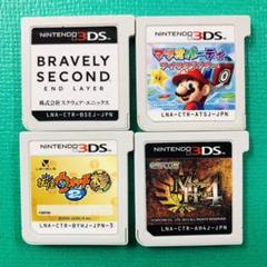 3DS ブレイブリーセカンド マリオパーティ 妖怪ウォッチ2本家 モンハン4
