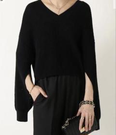 DEUXIEME CLASSE - 人気⭐︎EVERIDAY I LIKEベーシックニットレア♡BLACK Deuxieme Classe（ドゥーズィエムクラス）の「EVERYDAY I LIKE