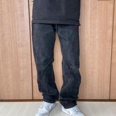 No.551/Levi's505/W34L34/ブラックデニム/古着のサムネイル
