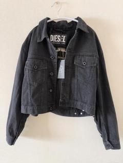 希少・未使用♪ディーゼル　デニムジャケット　レディース　ブラック　サイズS DIESEL（ディーゼル）の「レディース デニム スリム トラッカー