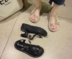 歩きやすい おしゃれ 新品 ブラック サンダル 厚底 人気
