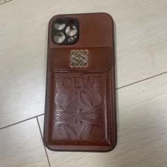 m*0様 LOEWE バーガンディ レザー スマホケース iPhone12 pr m*0様 LOEWE バーガンディ レザー スマホケース iPhone12 pr